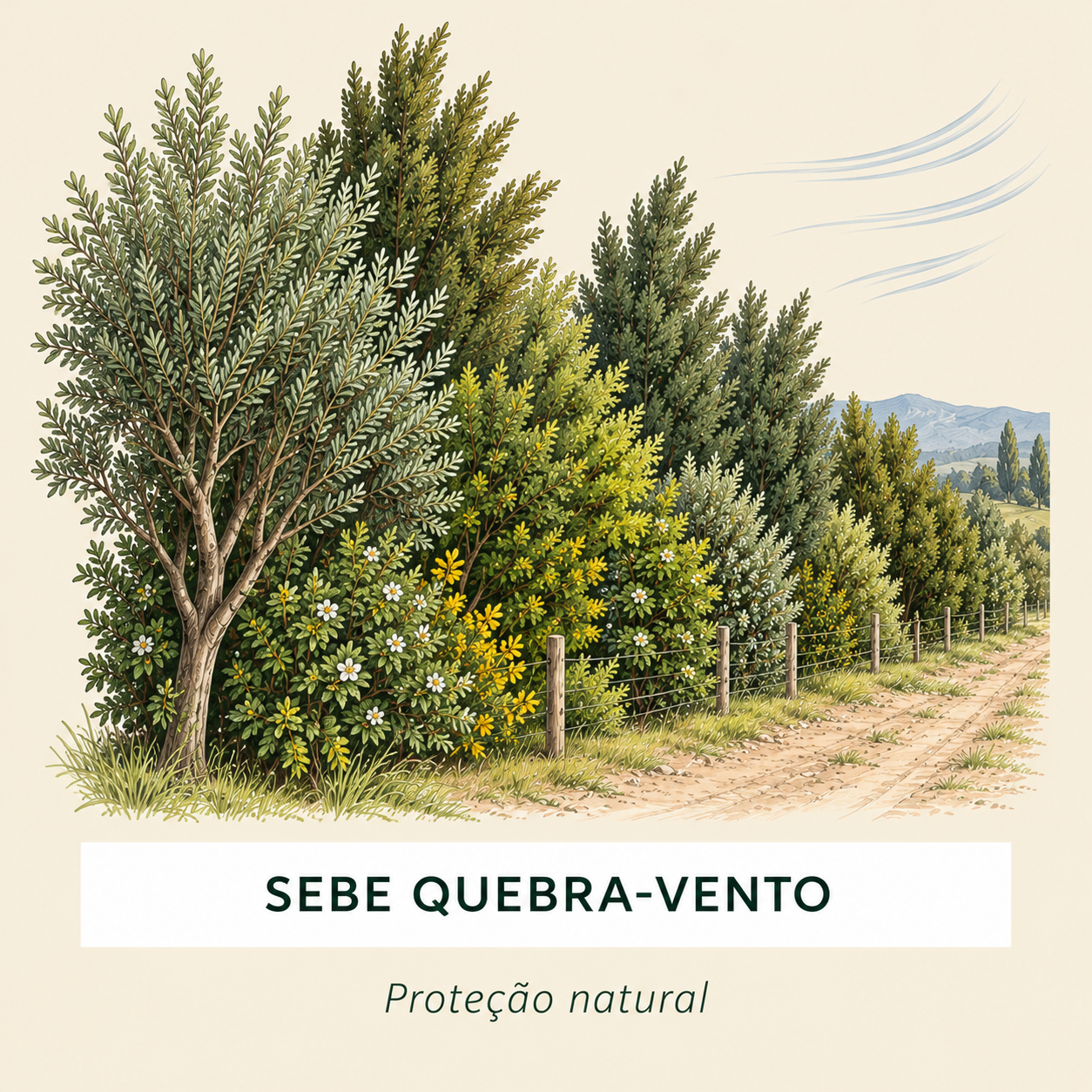 Pack Sebe quebra-vento autóctone / mista